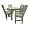 Highwood Usa Lehigh 5pc Square Counter Height Outdoor Patio Furniture Dining Set AD-CNL44-EUC - alternate 1